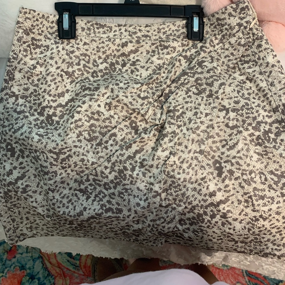 free people pleather skirt